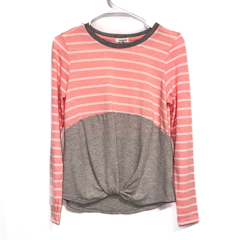 Juniors XS Eyeshadow Striped Top EUC
